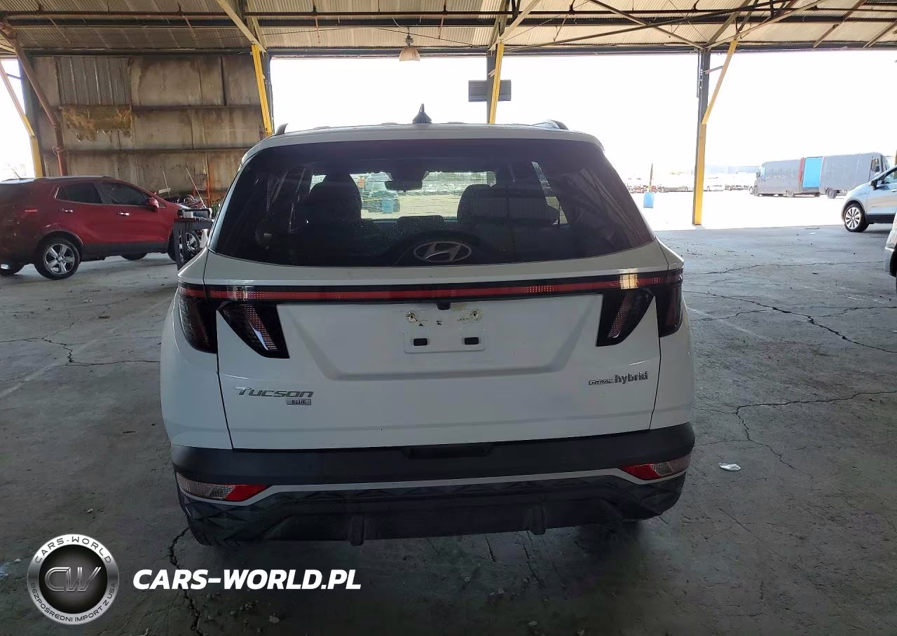 2022 Hyundai Tucson Blue VIN:KM8JBCA13NU057411 - 6