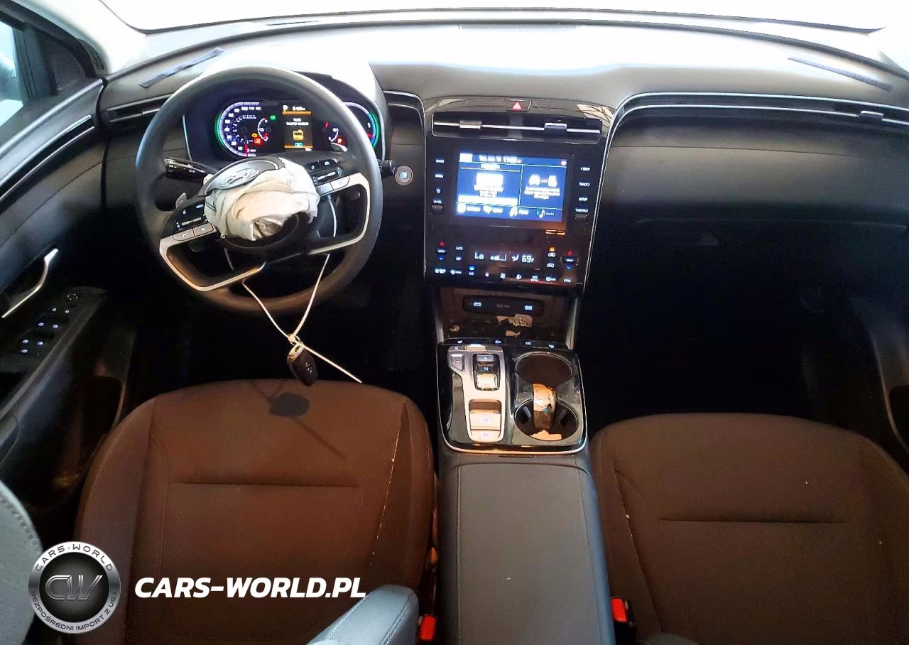 2022 Hyundai Tucson Blue VIN:KM8JBCA13NU057411 - 8