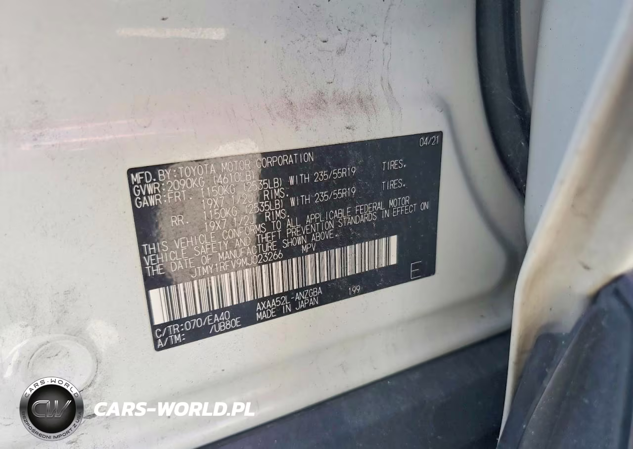 2021 Toyota Rav4 Limited VIN:JTMY1RFV9MJ023266 - 13