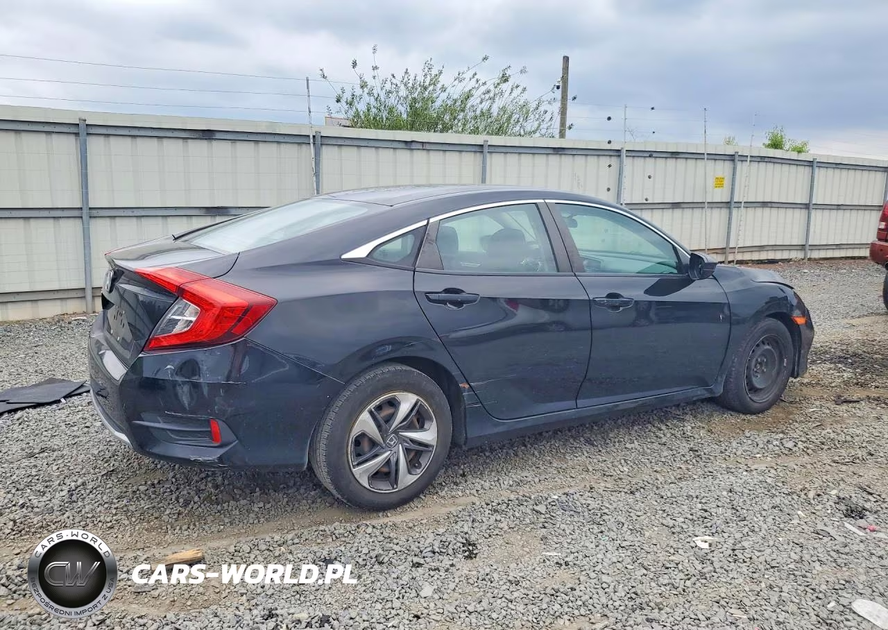 2019 Honda Civic Lx VIN:2HGFC2F68KH590425 - 3