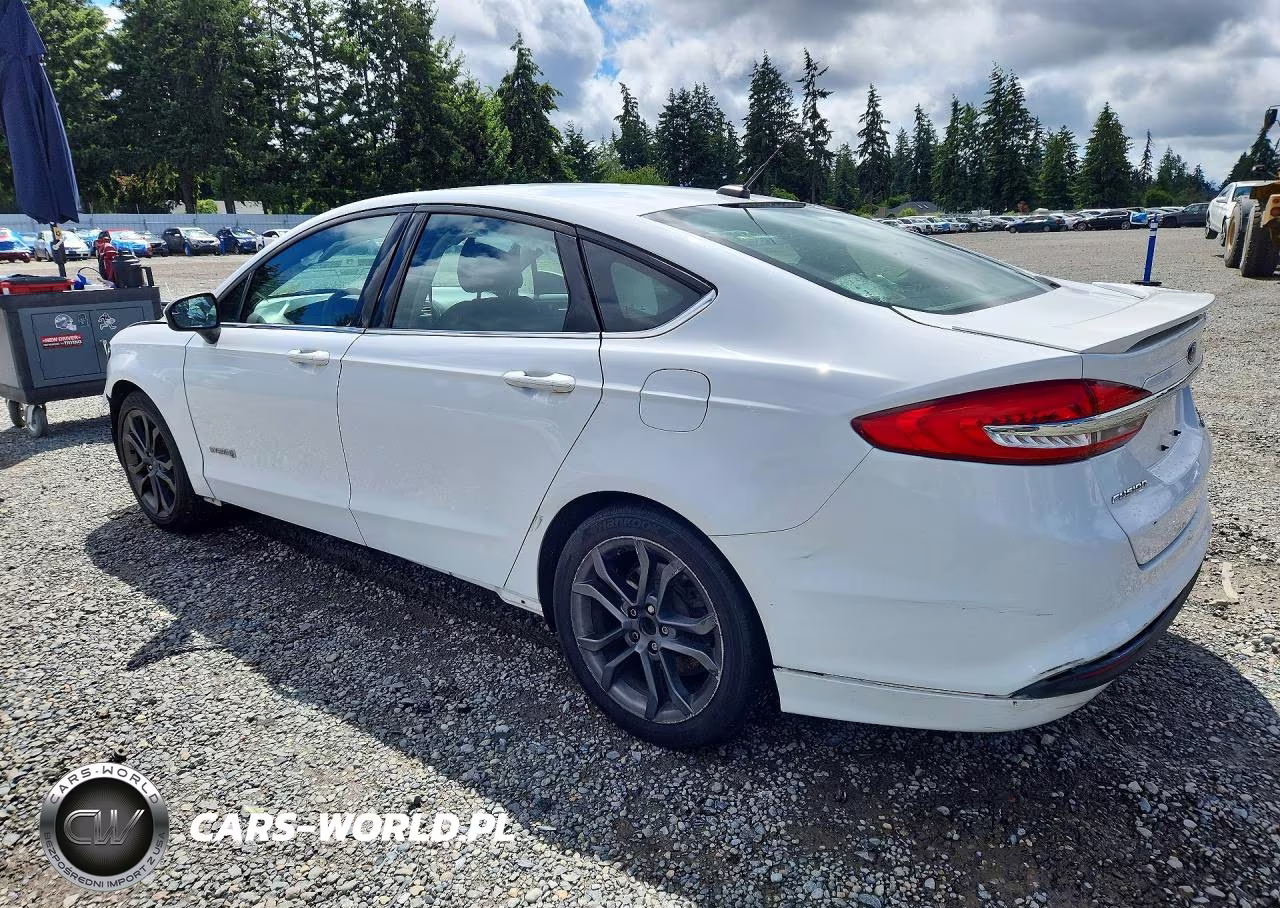 2018 Ford Fusion Se Hybrid VIN:3FA6P0LUXJR170314 - 2