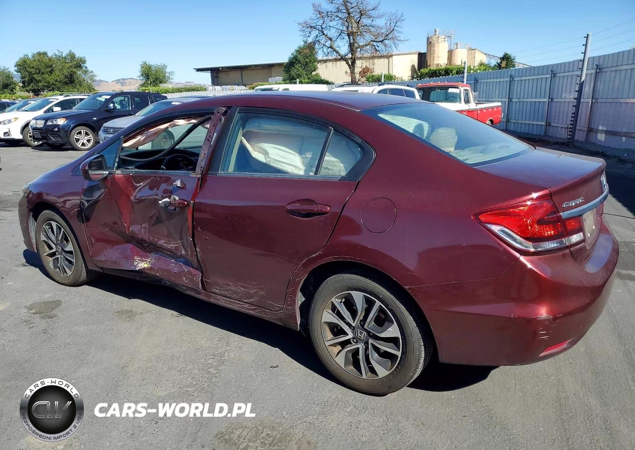 2015 Honda Civic Ex VIN:2HGFB2F82FH510529 - 2