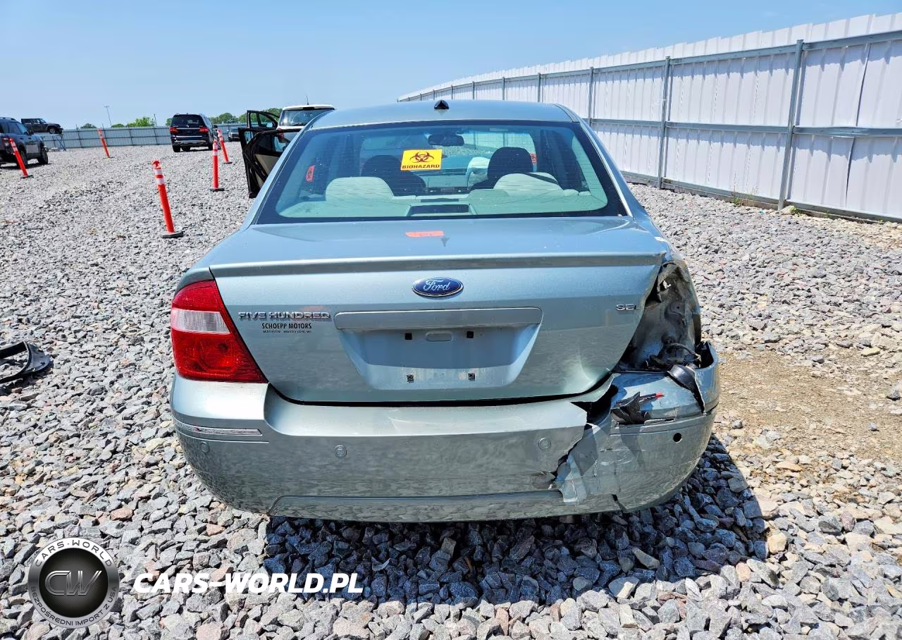2007 Ford Five Hundred Sel VIN:1FAHP24127G121259 - 6