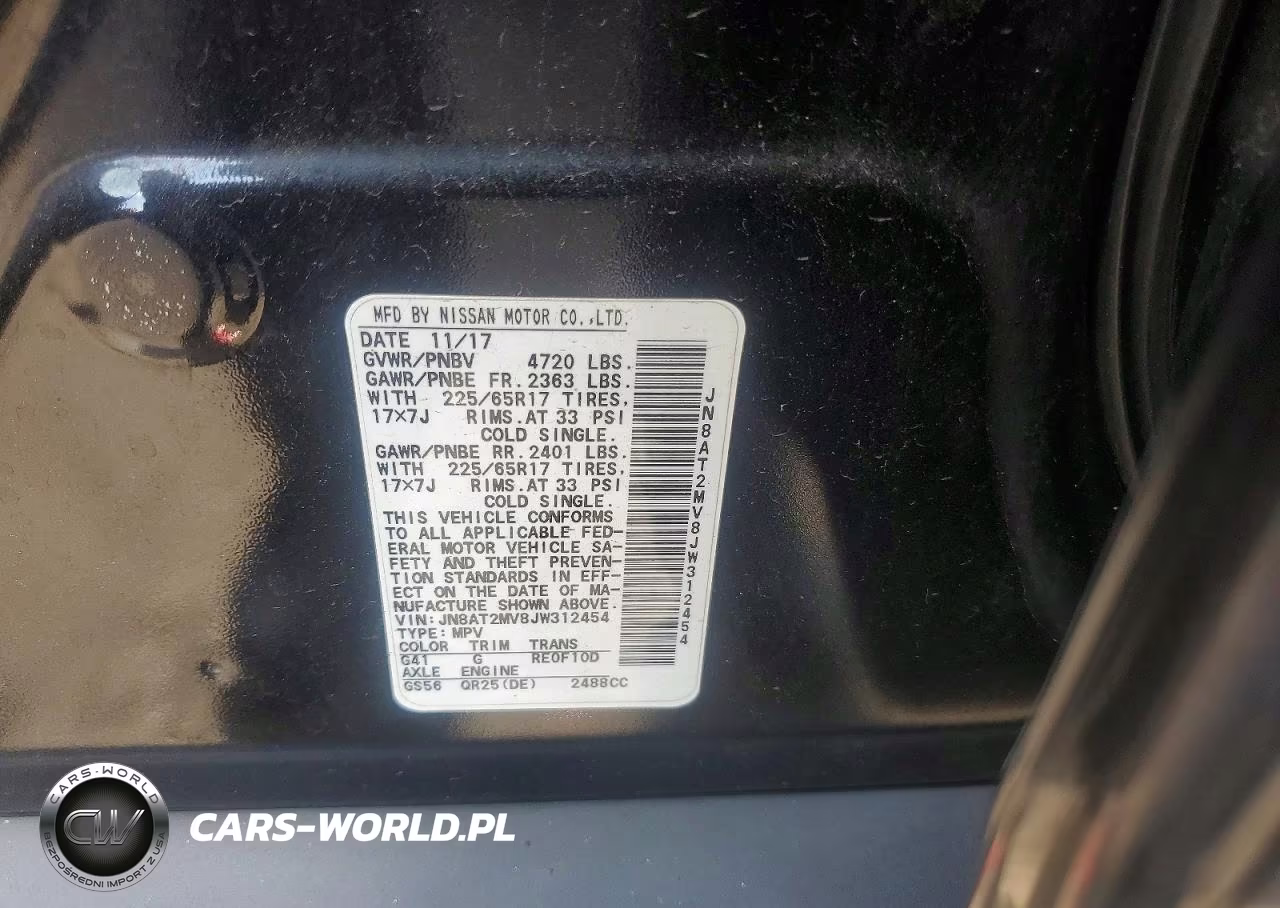 2018 Nissan Rogue Sv VIN:JN8AT2MV8JW312454 - 13