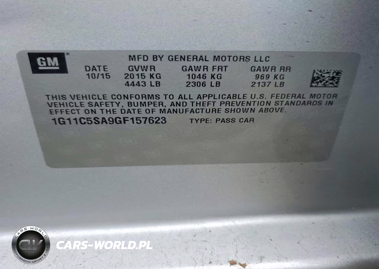 2016 Chevrolet Malibu Limited VIN:1G11C5SA9GF157623 - 12