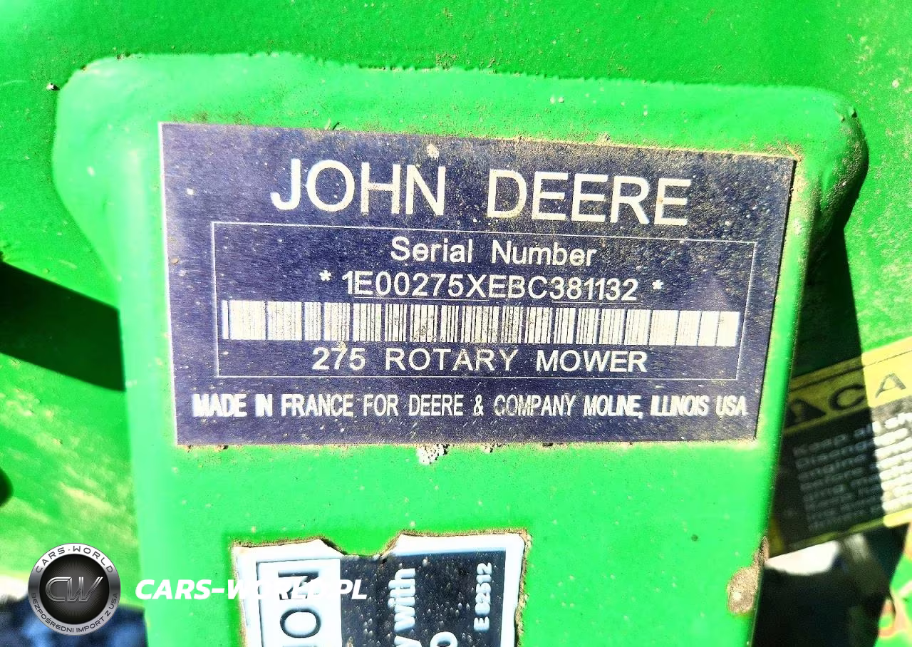 2012 John Deere 275 VIN:N0V1N000056875296 - 10