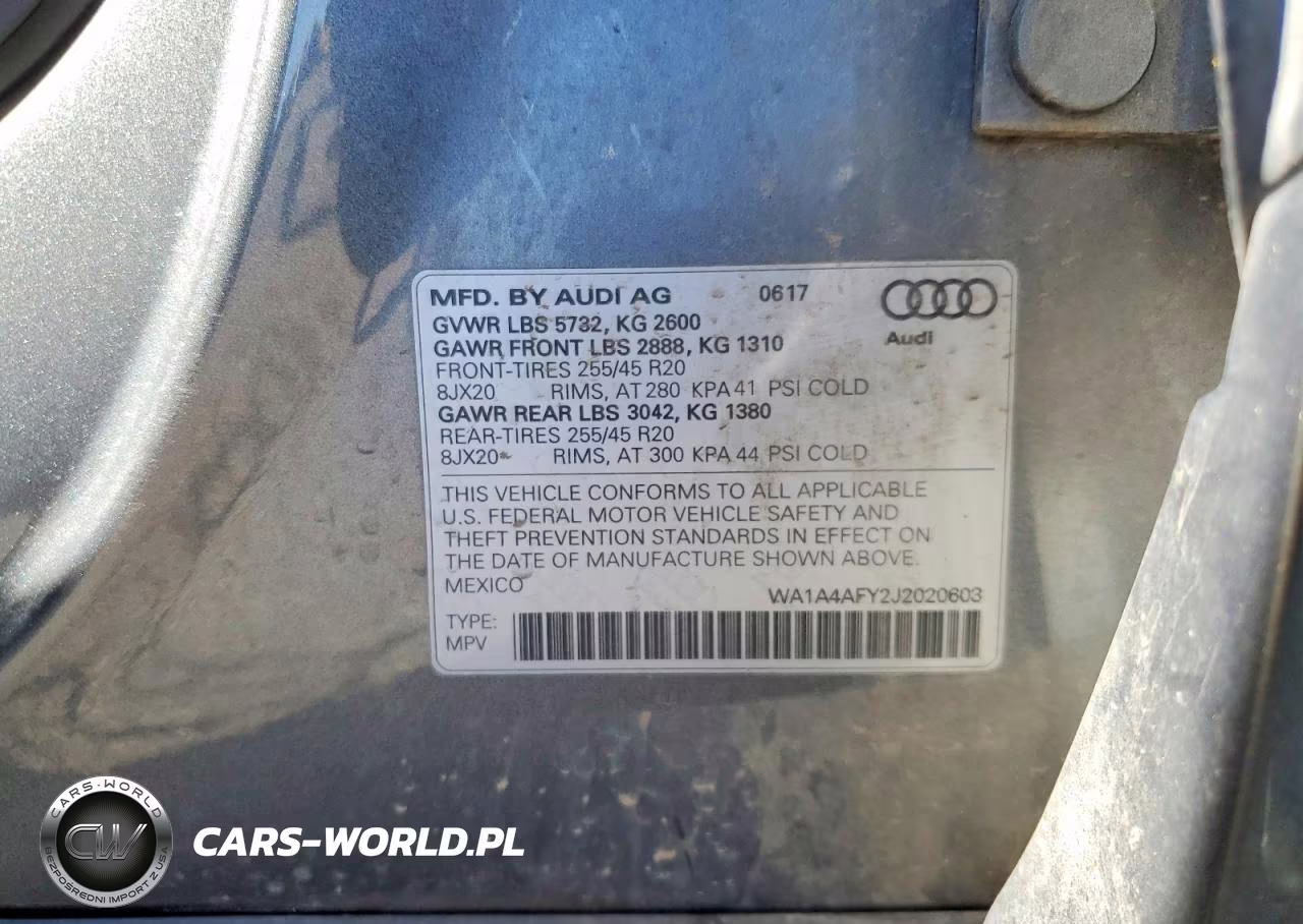 2018 Audi Sq5 Premium Plus VIN:WA1A4AFY2J2020603 - 12