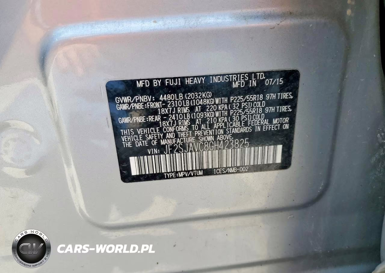 2016 Subaru Forester VIN:JF2SJAVC8GH423825 - 13