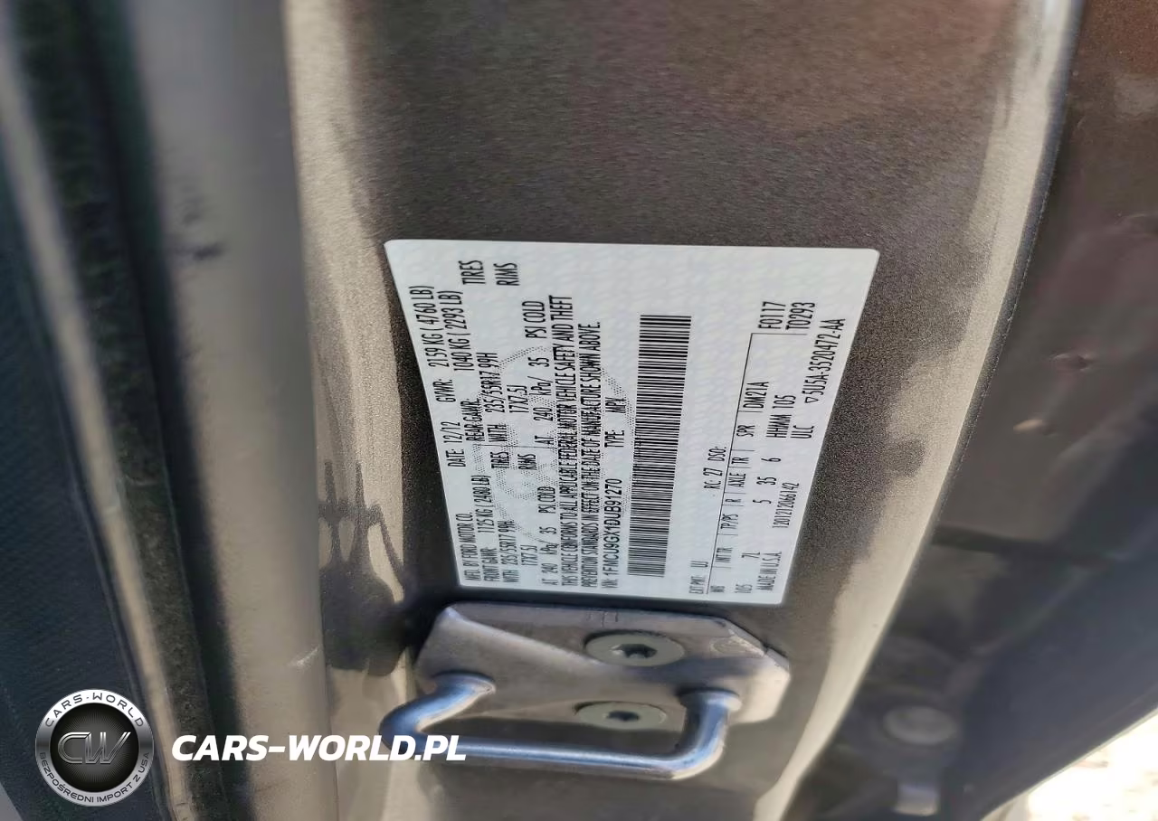2013 Ford Escape VIN:1FMCU9GX1DUB91270 - 13