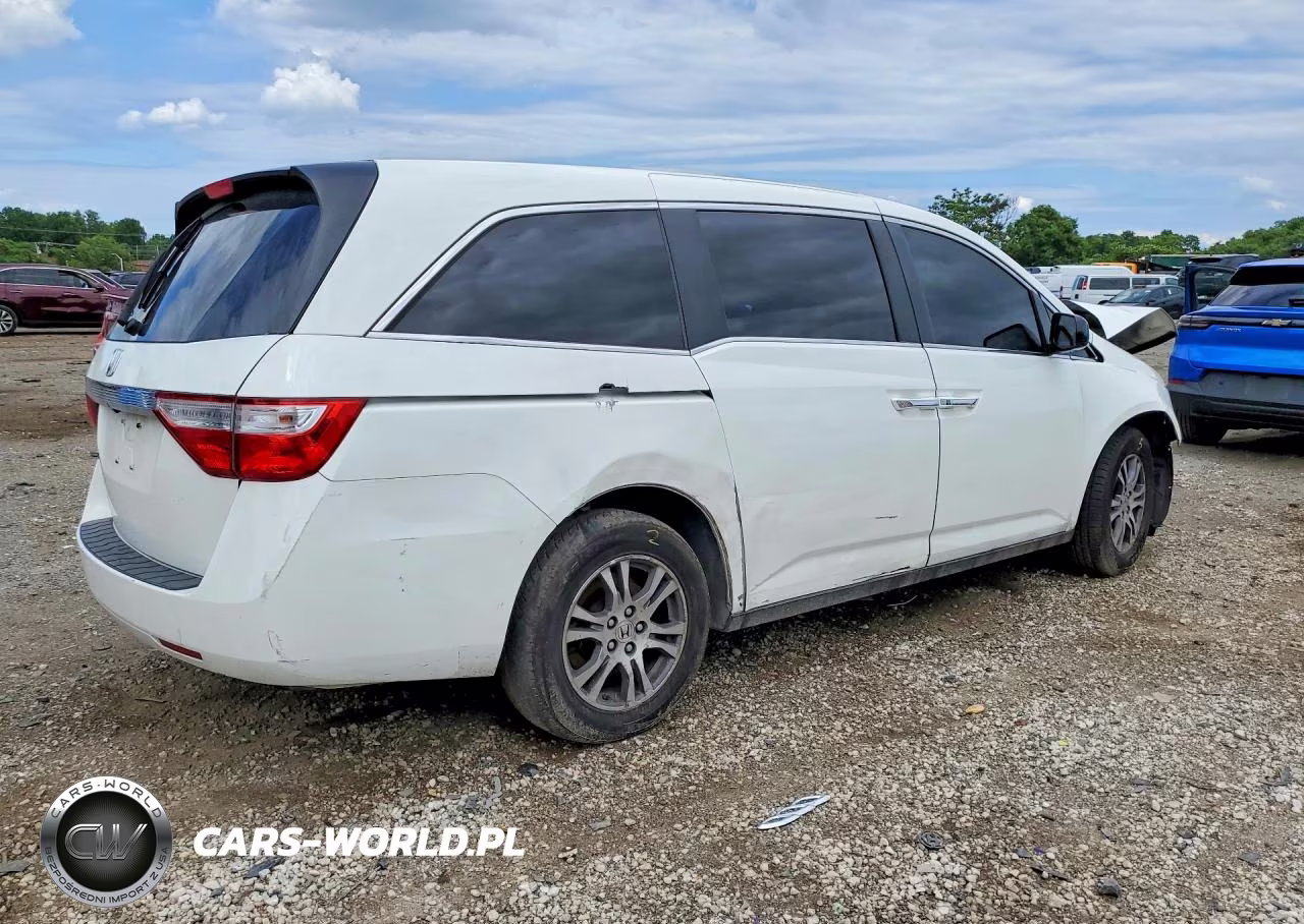 2012 Honda Odyssey Exl VIN:5FNRL5H68CB032267 - 3