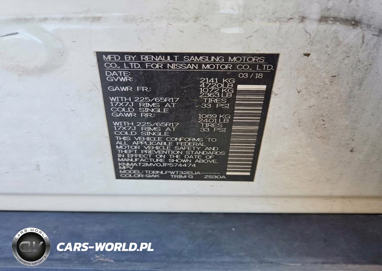 2018 Nissan Rogue S VIN:KNMAT2MV0JP574474 - 13