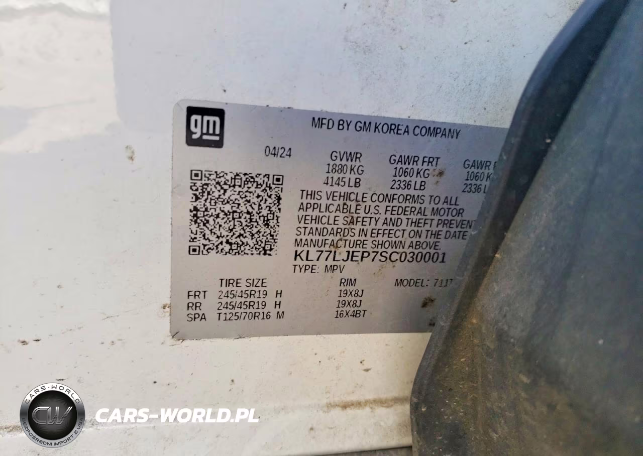 2025 Chevrolet Trax 2Rs VIN:KL77LJEP7SC030001 - 12