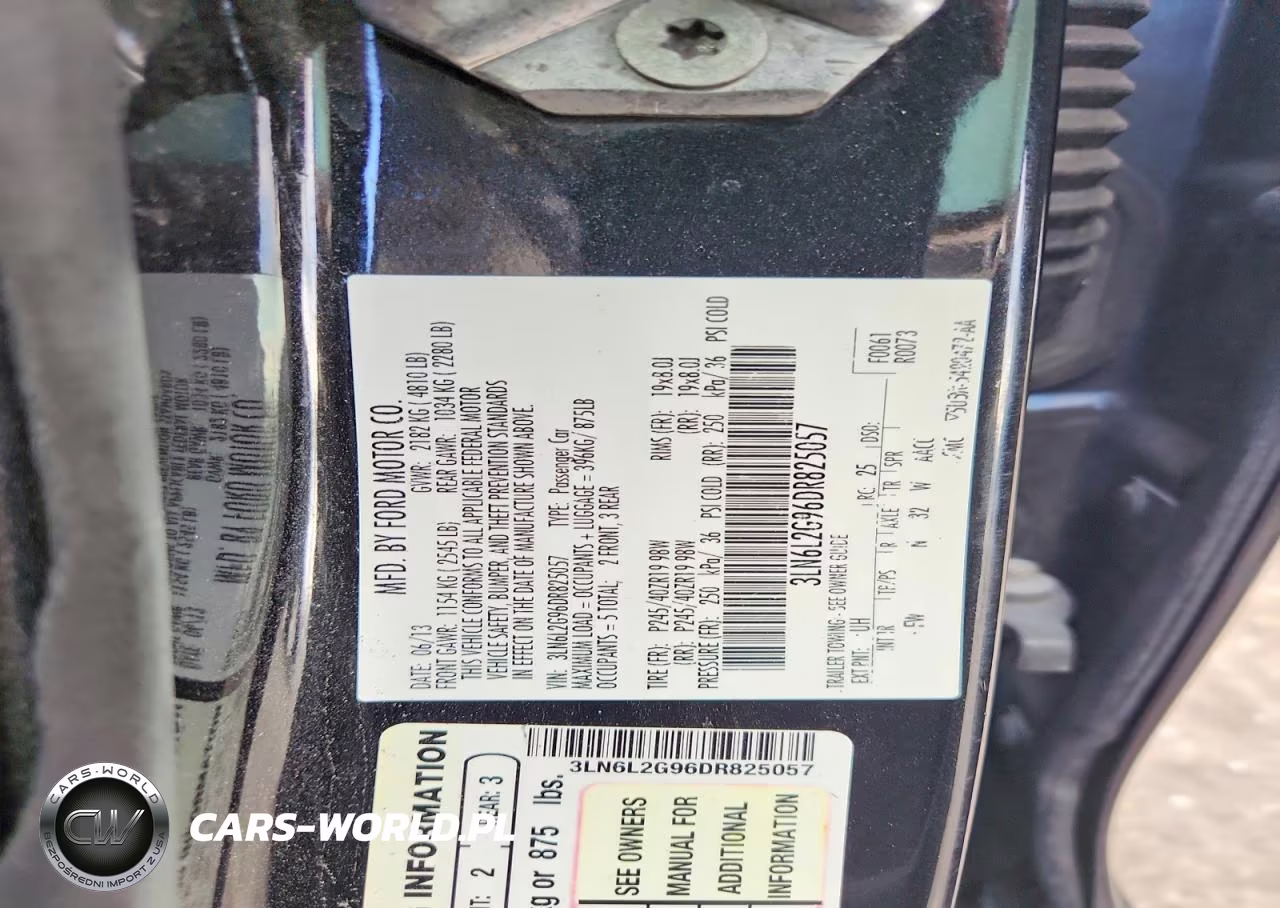 2013 Lincoln Mkz VIN:3LN6L2G96DR825057 - 12