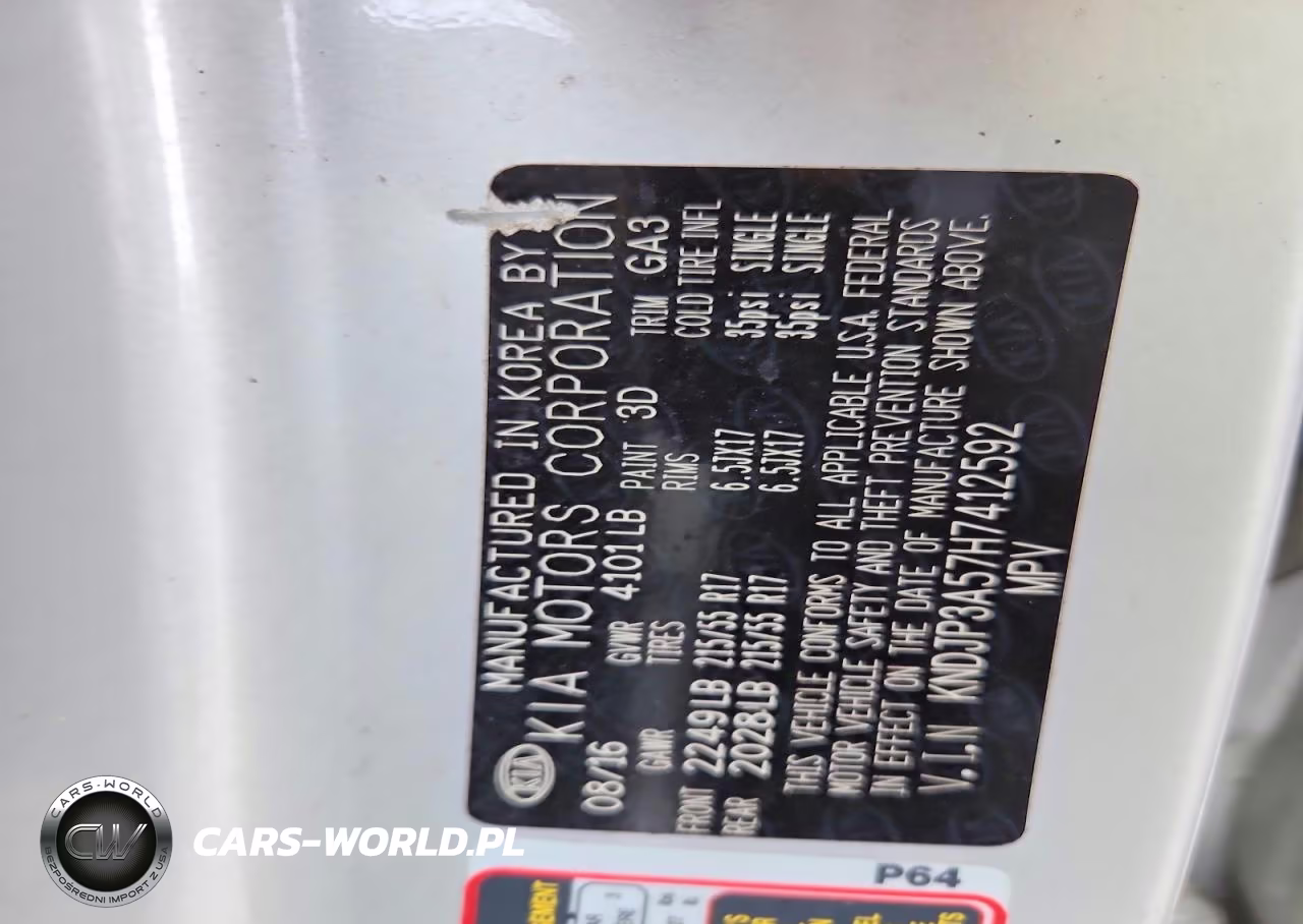 2017 Kia Soul + VIN:KNDJP3A57H7412592 - 12