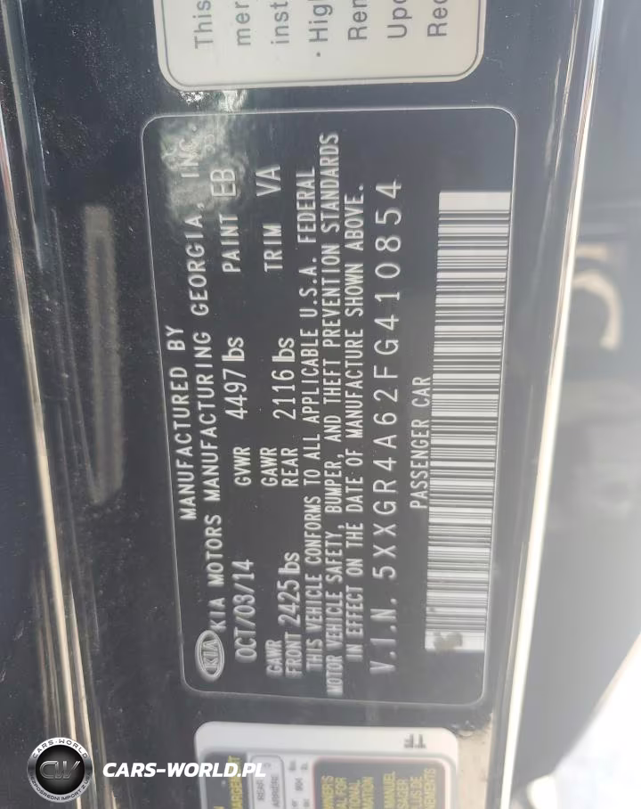 2015 Kia Optima Sx VIN:5XXGR4A62FG410854 - 12