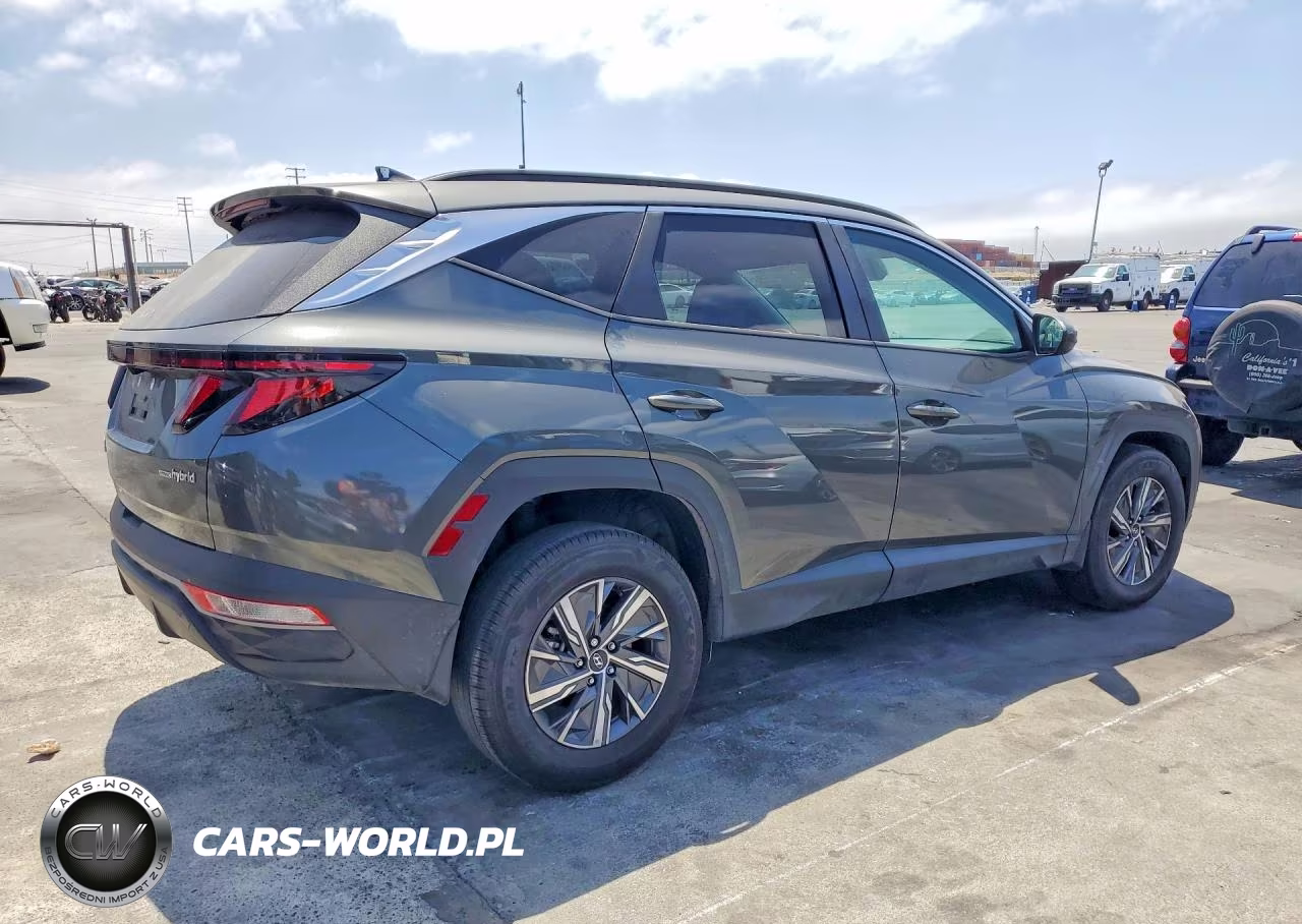 2024 Hyundai Tucson Blue VIN:KM8JBCD15RU202787 - 3