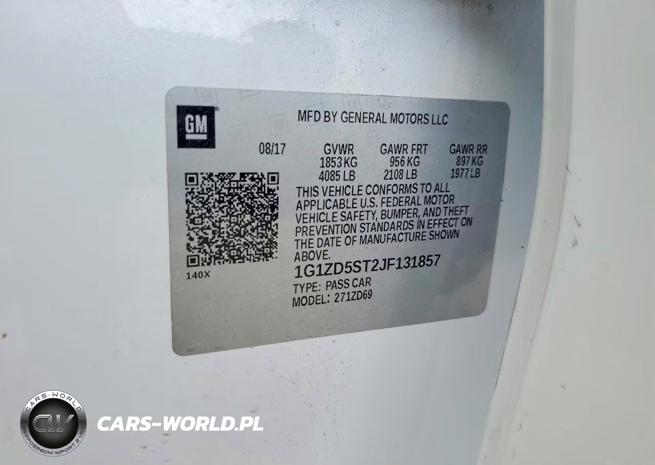2018 Chevrolet Malibu Lt VIN:1G1ZD5ST2JF131857 - 12