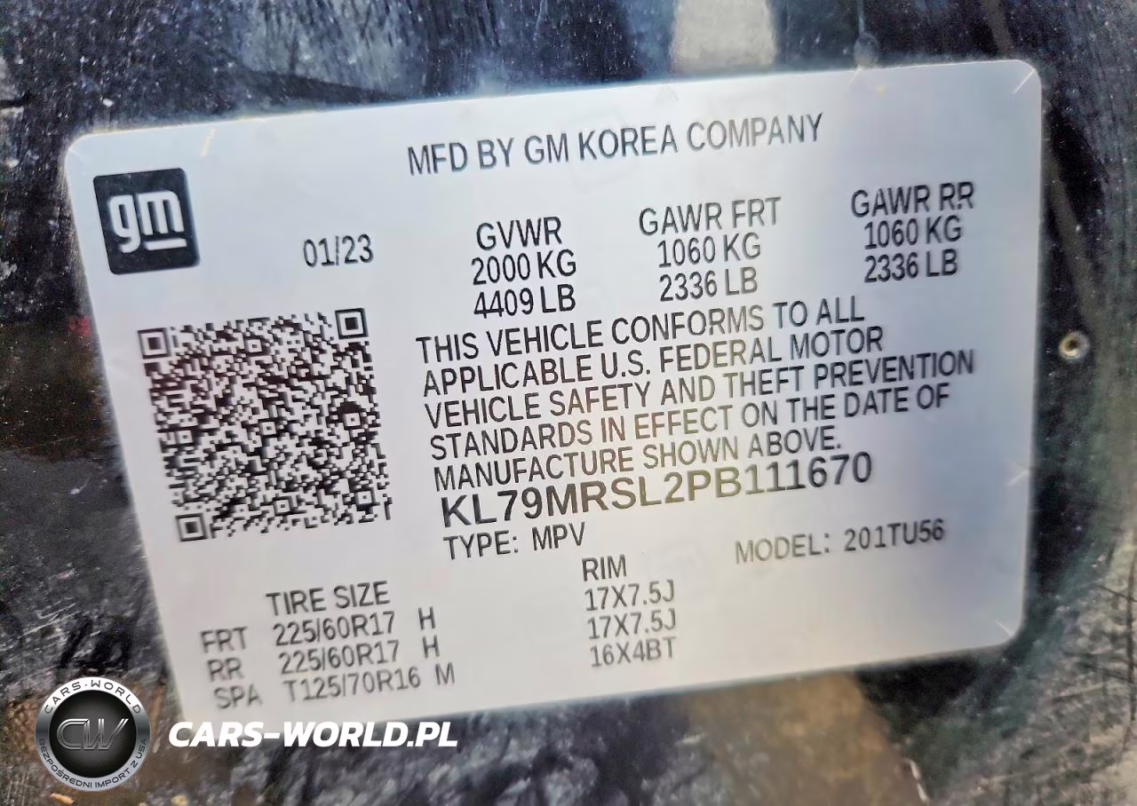 2023 Chevrolet Trailblazer Lt VIN:KL79MRSL2PB111670 - 14