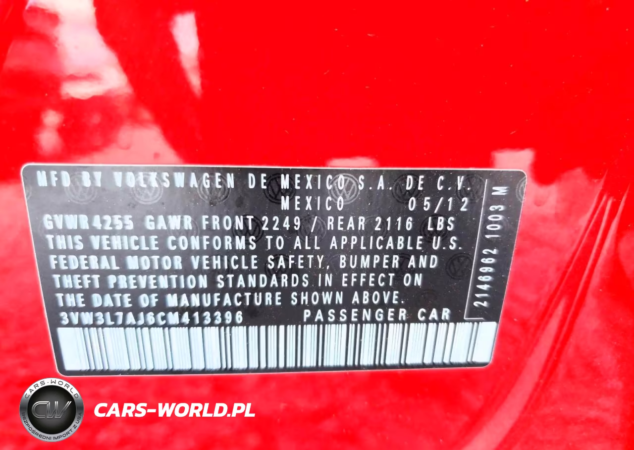 2012 Volkswagen Jetta Tdi VIN:3VW3L7AJ6CM413396 - 13