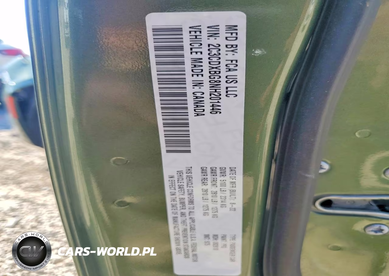 2022 Dodge Charger Sxt VIN:2C3CDXBG8NH201446 - 12