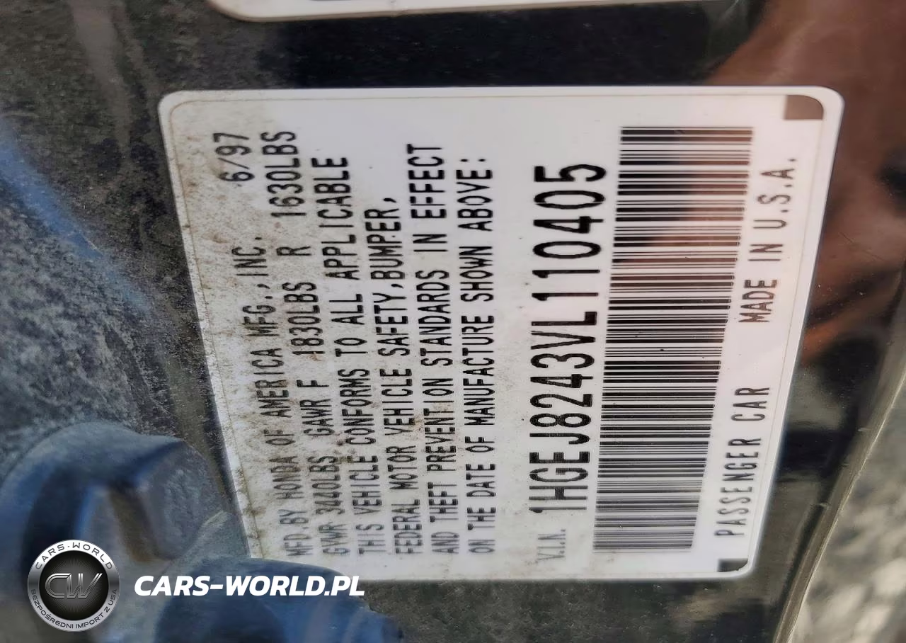1997 Honda Civic Ex VIN:1HGEJ8243VL110405 - 12