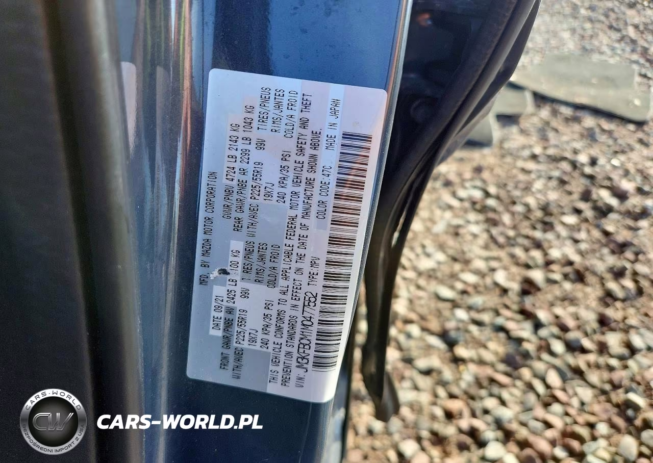2021 Mazda Cx-5 Touring VIN:JM3KFBCM1M0477552 - 14