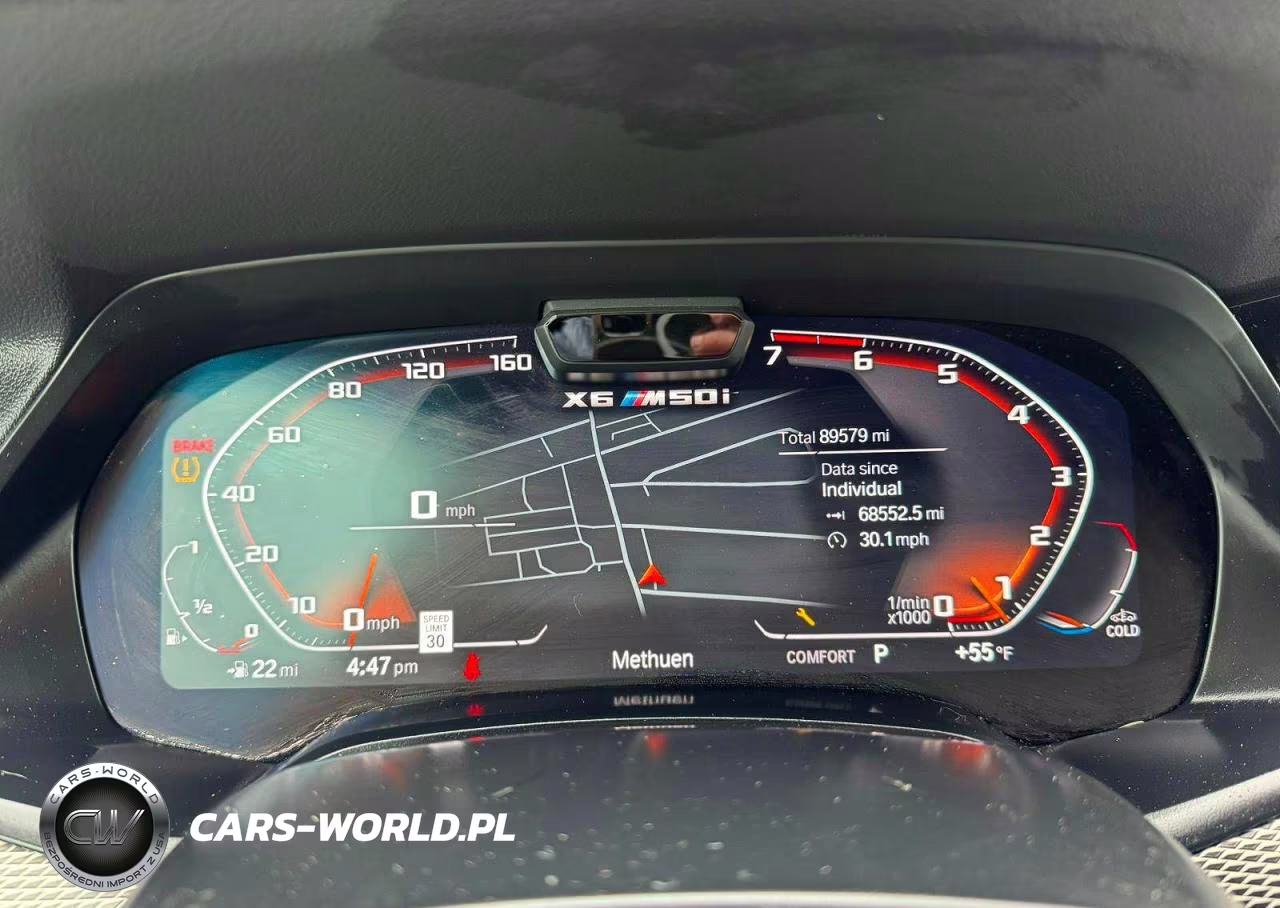 2021 BMW X6 M50I VIN:5UXCY8C09M9E51267 - 8