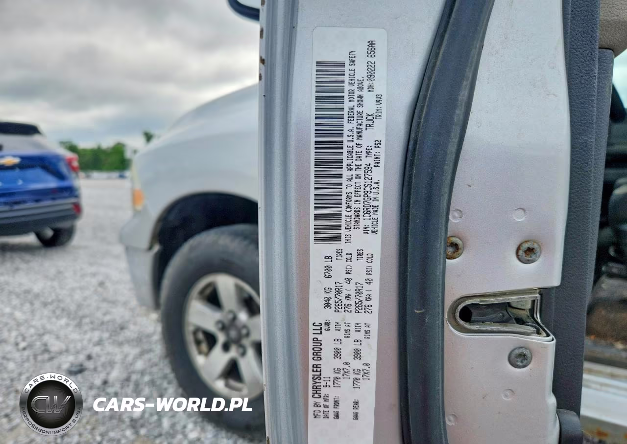 2012 Dodge Ram 1500 Slt VIN:1C6RD7GP9CS127594 - 12