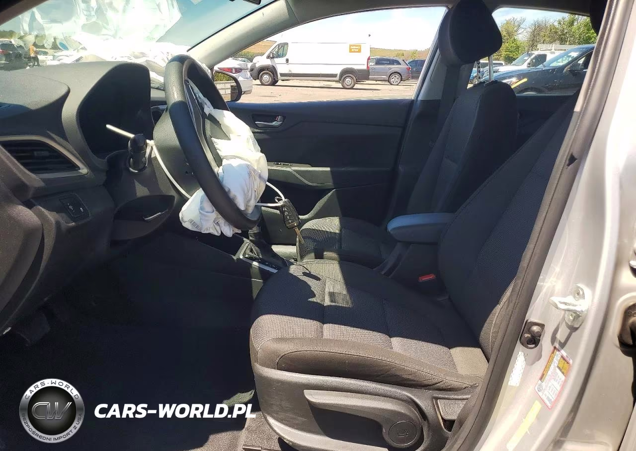 2022 Hyundai Accent Sel VIN:3KPC24A64NE160804 - 7