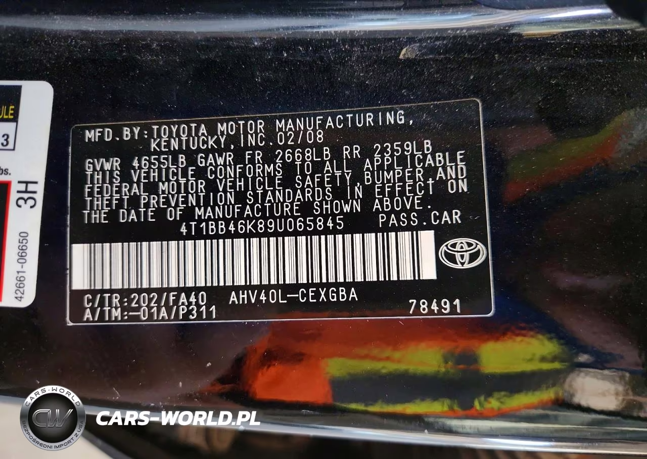 2009 Toyota Camry Hybrid VIN:4T1BB46K89U065845 - 12