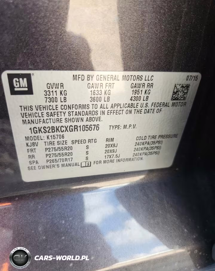 2016 GMC Yukon Slt VIN:1GKS2BKCXGR105676 - 13