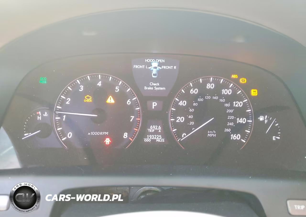 2012 Lexus Ls 460 VIN:JTHBL5EF6C5111801 - 9