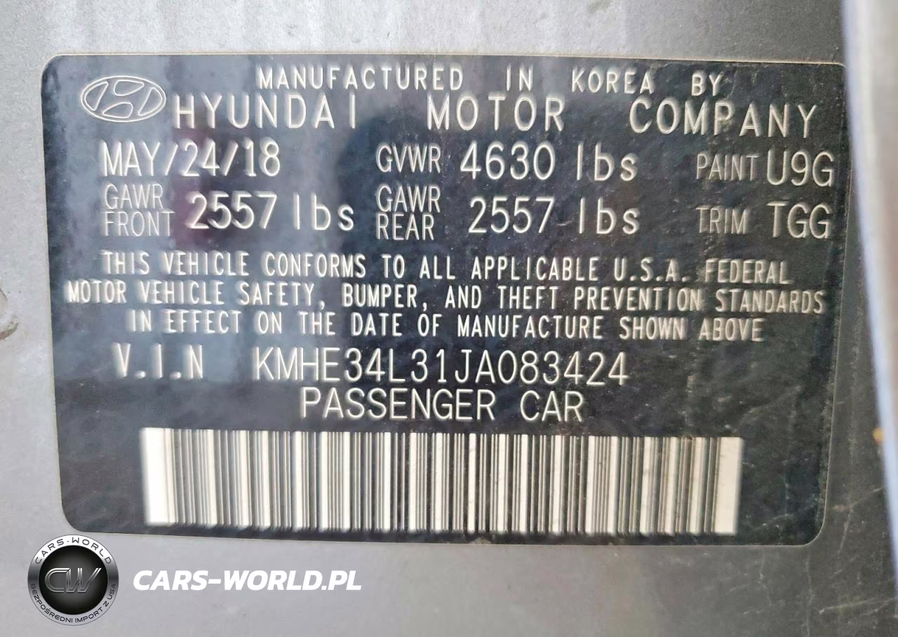 2018 Hyundai Sonata Hybrid Limited VIN:KMHE34L31JA083424 - 12