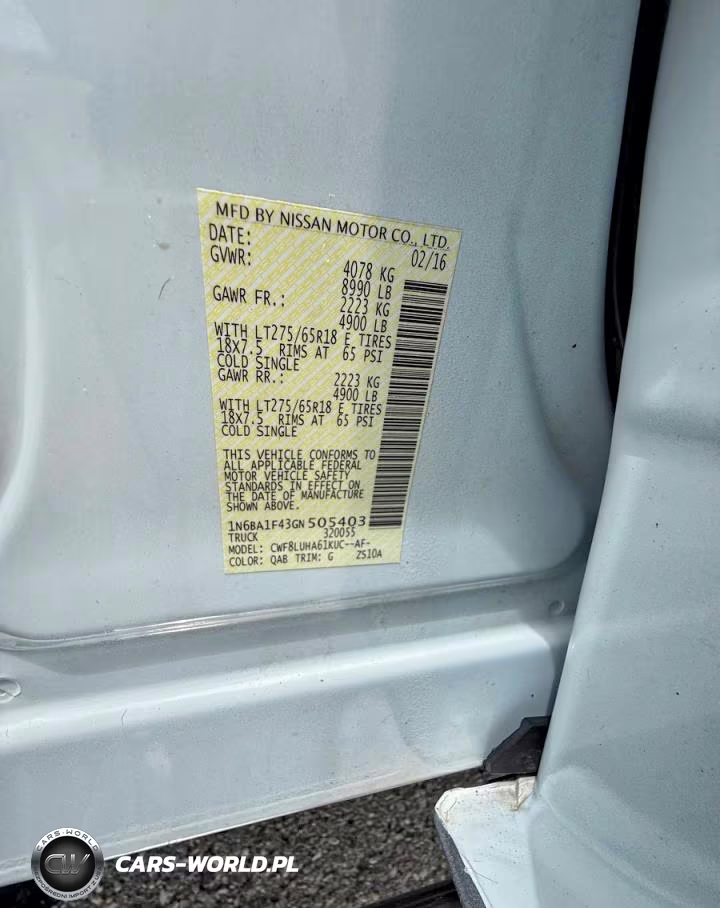 2016 Nissan Titan Xd Sl VIN:1N6BA1F43GN505403 - 10