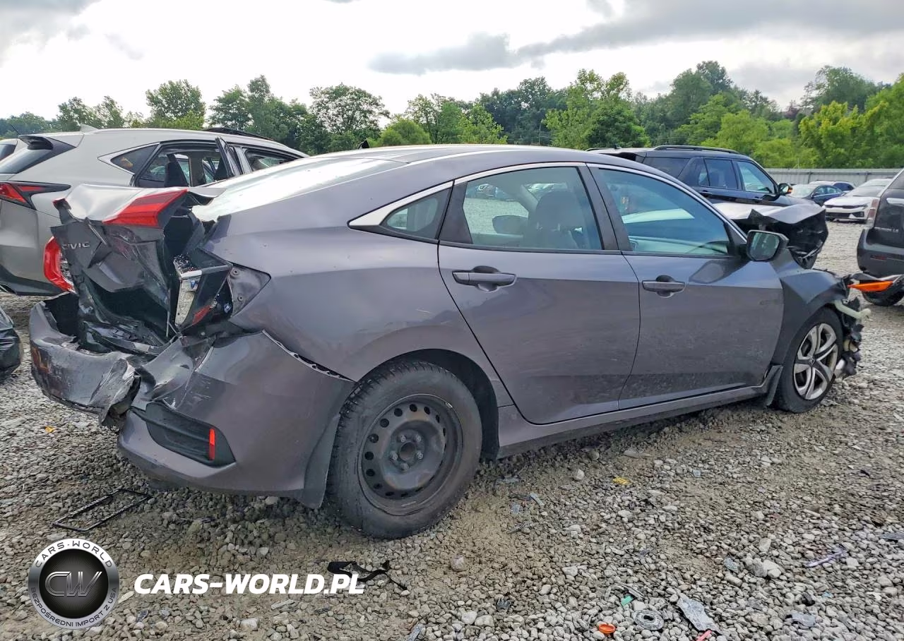 2017 Honda Civic Lx VIN:19XFC2F56HE055748 - 3