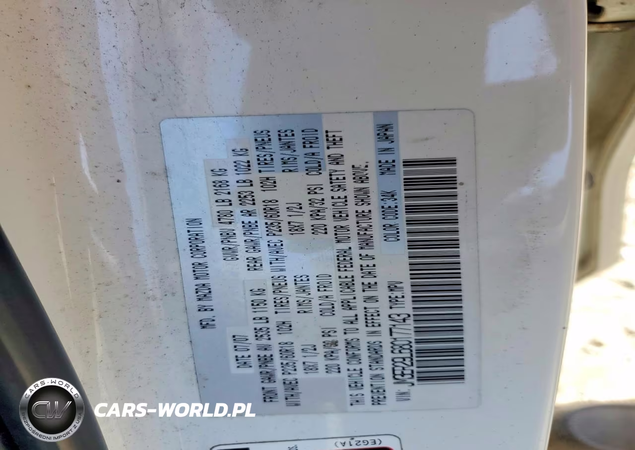 2008 Mazda Cx-7 VIN:JM3ER29L680177143 - 13