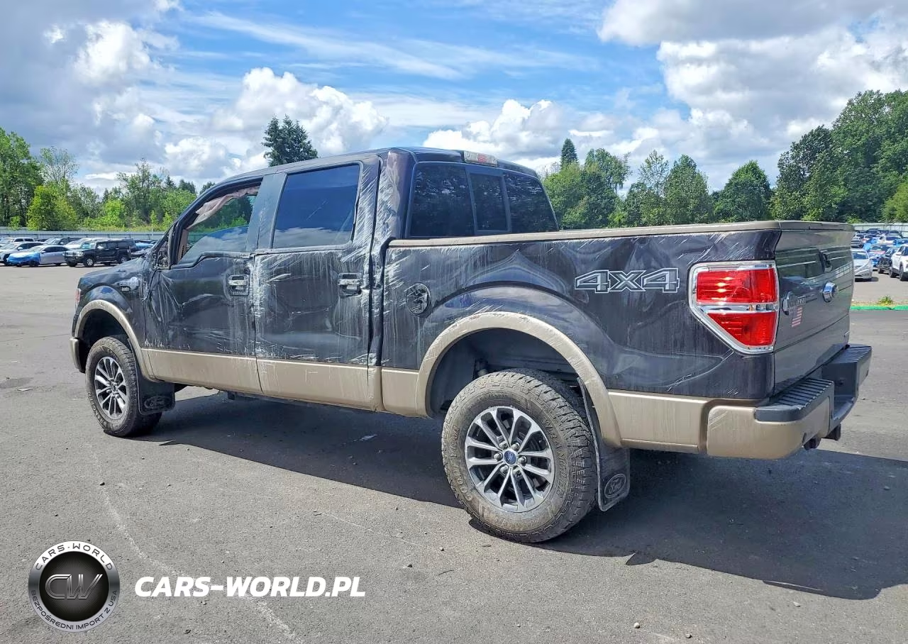 2013 Ford F150 Supercrew VIN:1FTFW1EF9DKF07243 - 2