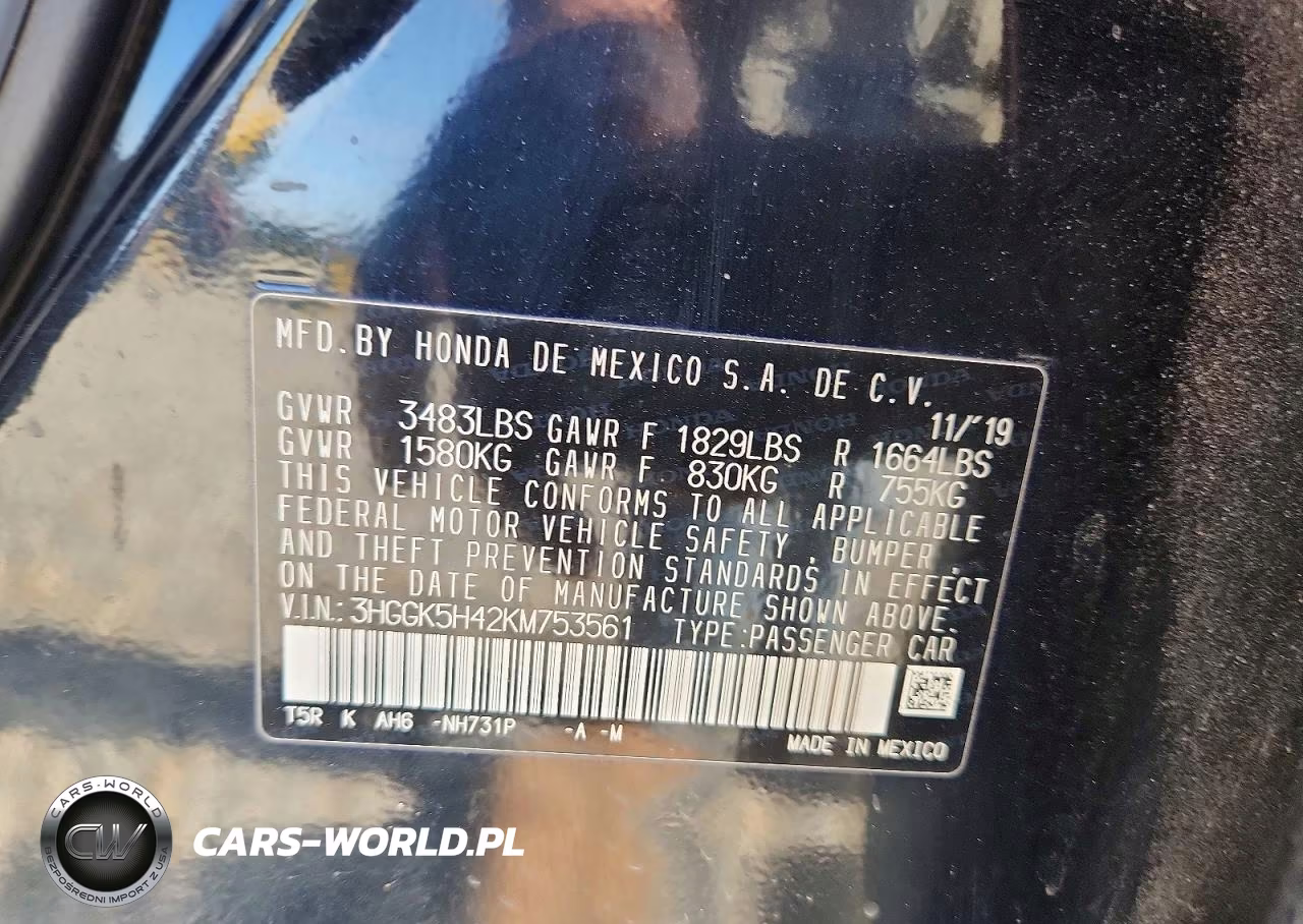 2019 Honda Fit Lx VIN:3HGGK5H42KM753561 - 12