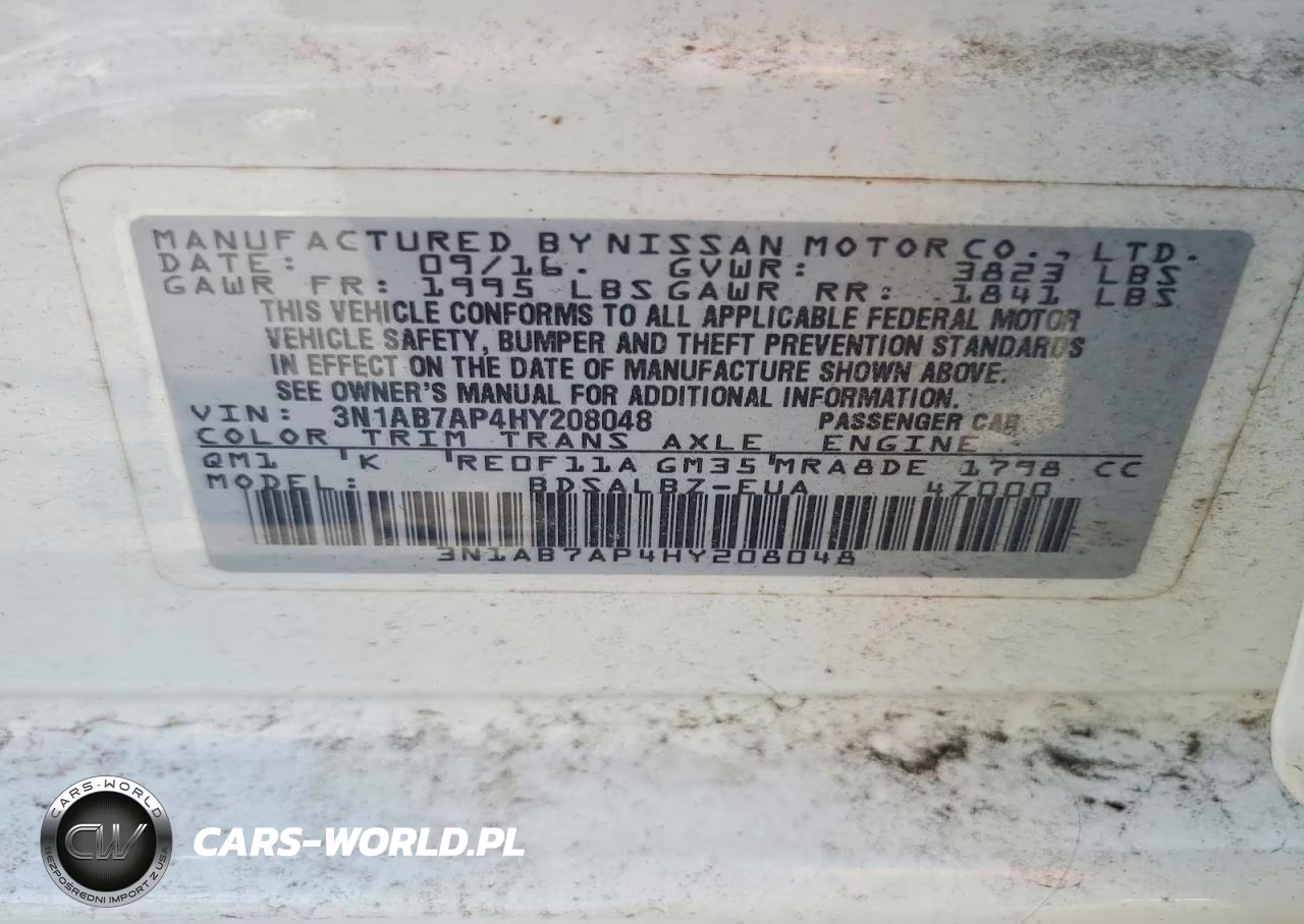 2017 Nissan Sentra S VIN:3N1AB7AP4HY208048 - 12