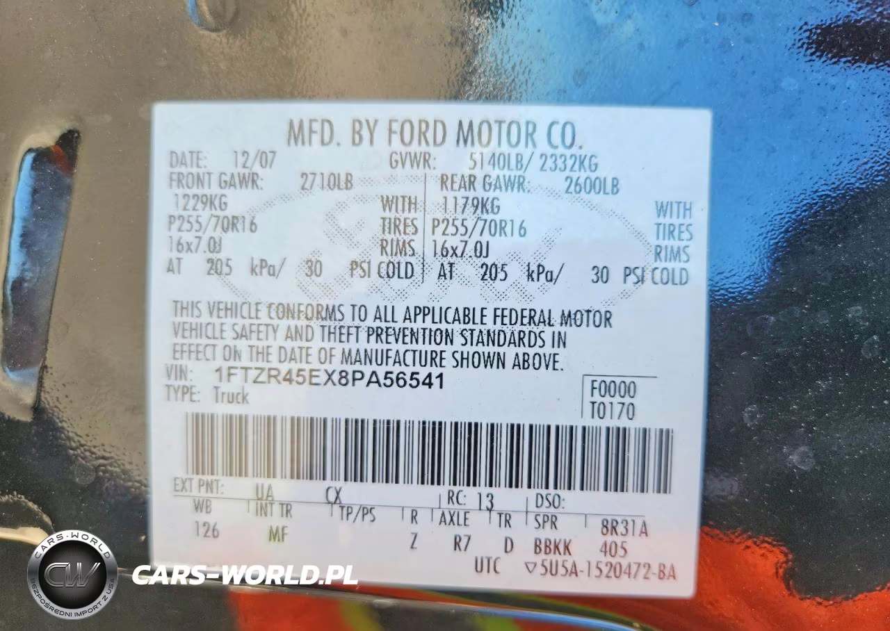 2008 Ford Ranger Super Cab VIN:1FTZR45EX8PA56541 - 12