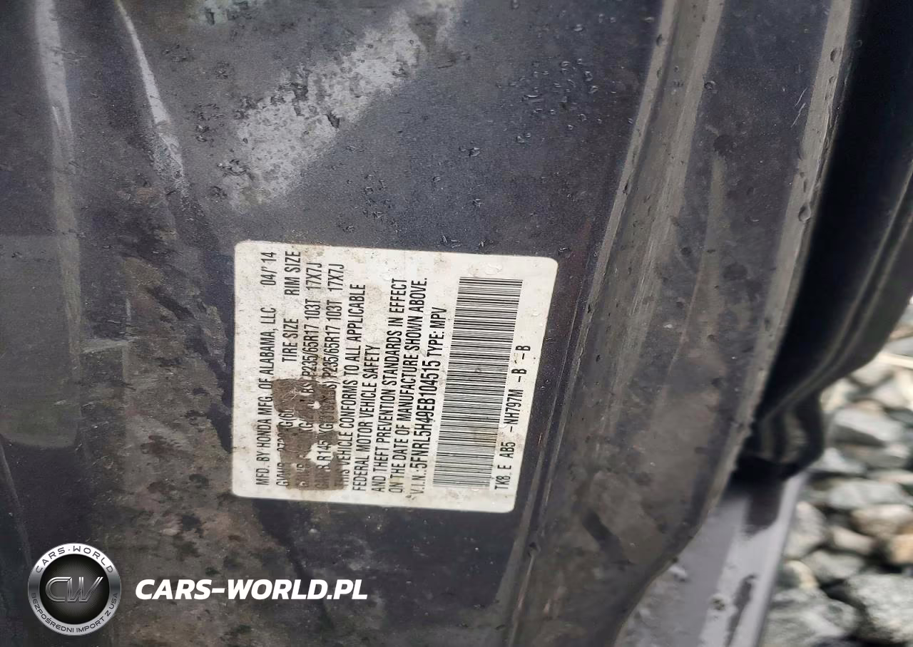 2014 Honda Odyssey Ex VIN:5FNRL5H49EB104515 - 13