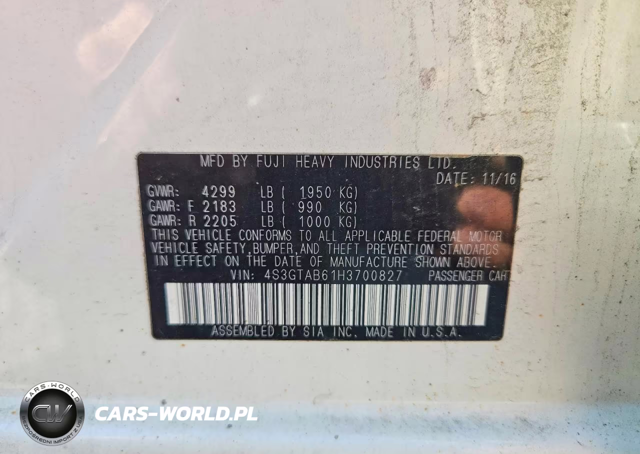 2017 Subaru Impreza Premium VIN:4S3GTAB61H3700827 - 12