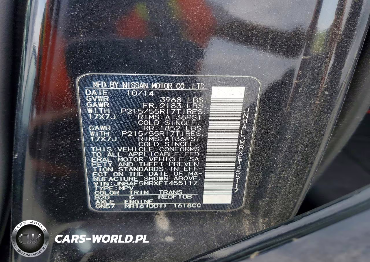 2014 Nissan Juke S VIN:JN8AF5MRXET455117 - 12