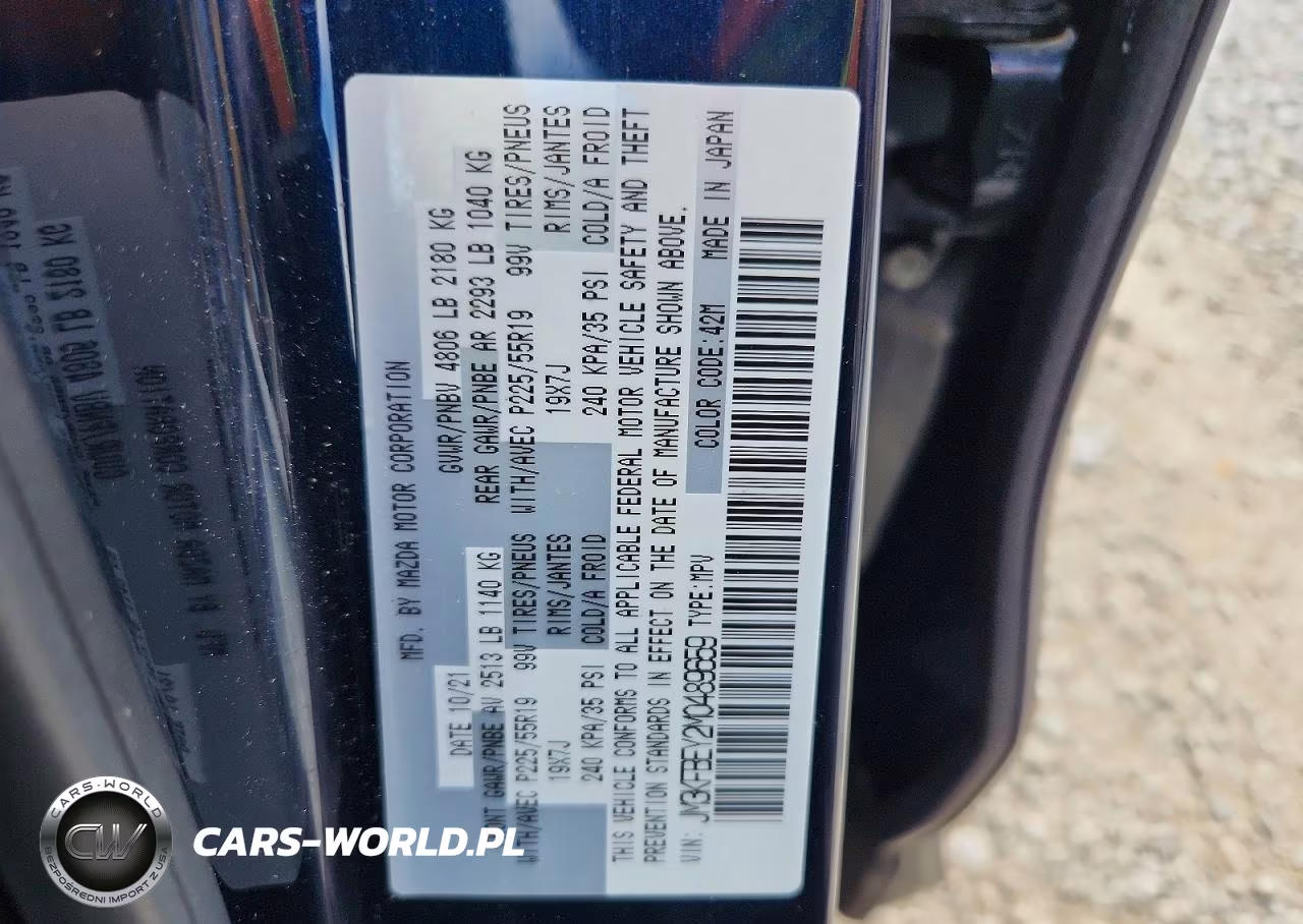 2021 Mazda Cx-5 Signature VIN:JM3KFBEY2M0489659 - 12