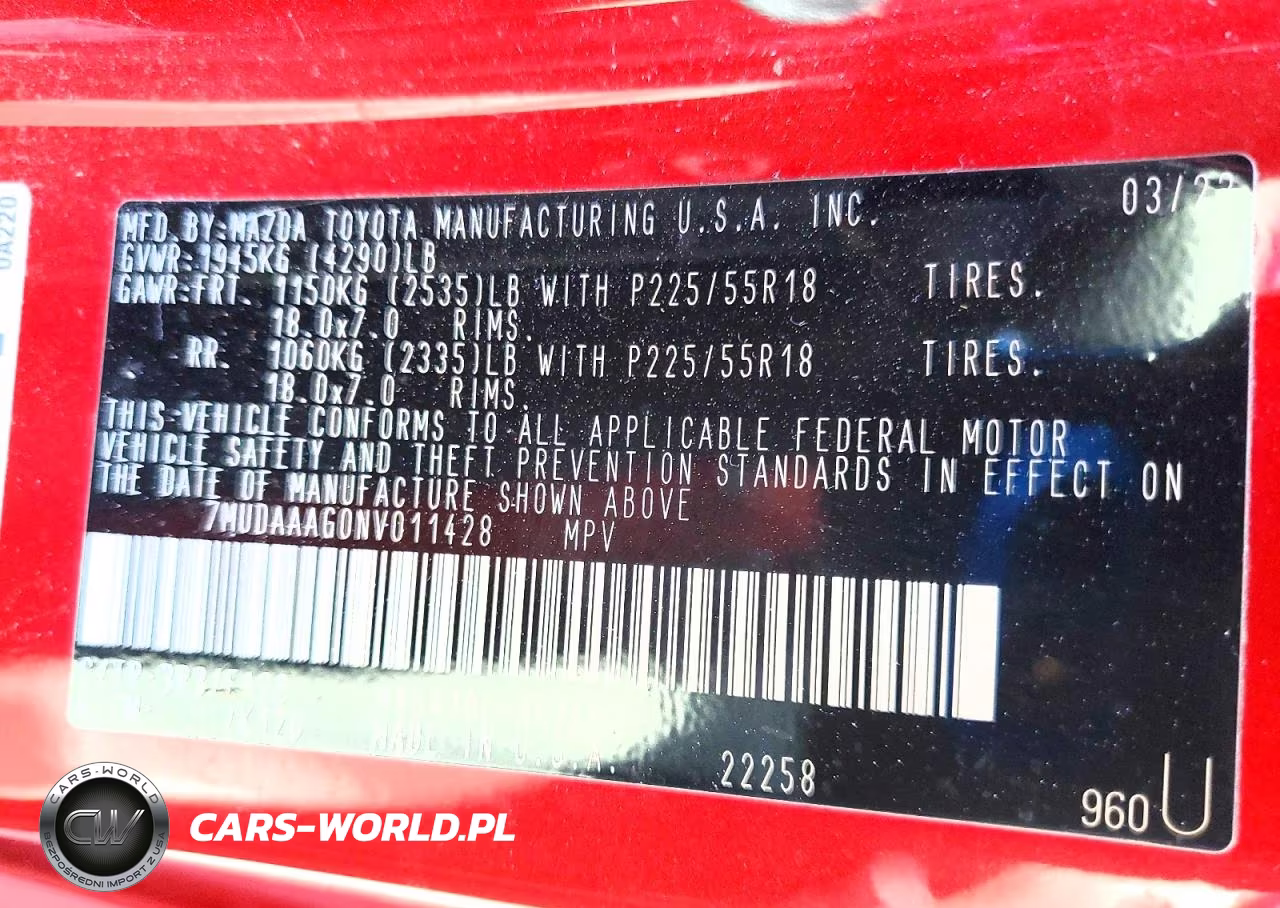 2022 Toyota Corolla Cross Xle VIN:7MUDAAAG0NV011428 - 13
