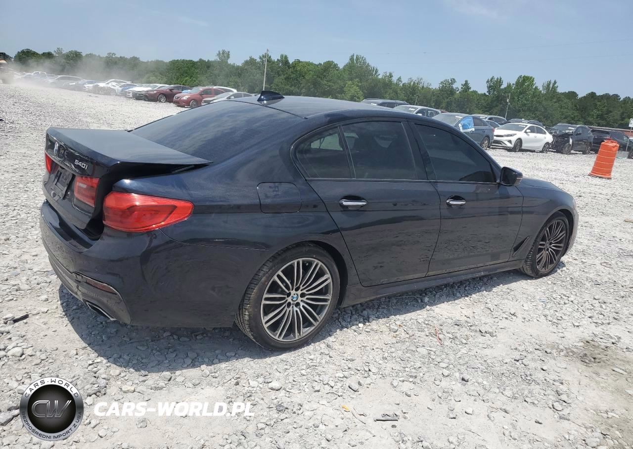 2018 BMW 540 I VIN:WBAJE5C58JWA95464 - 3