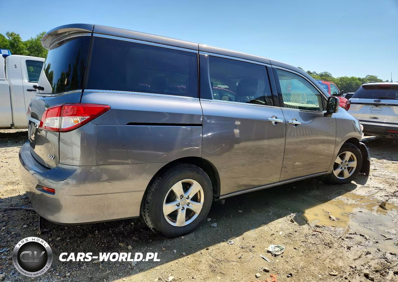 2015 Nissan Quest 3.5 Sv VIN:JN8AE2KPXF9122305 - 3