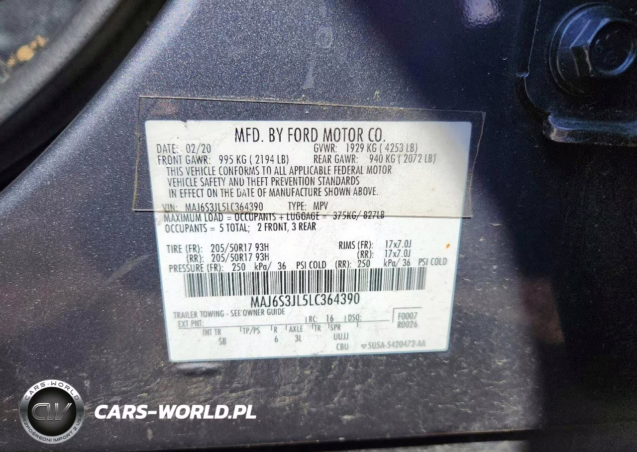 2020 Ford Ecosport Ses VIN:MAJ6S3JL5LC364390 - 13