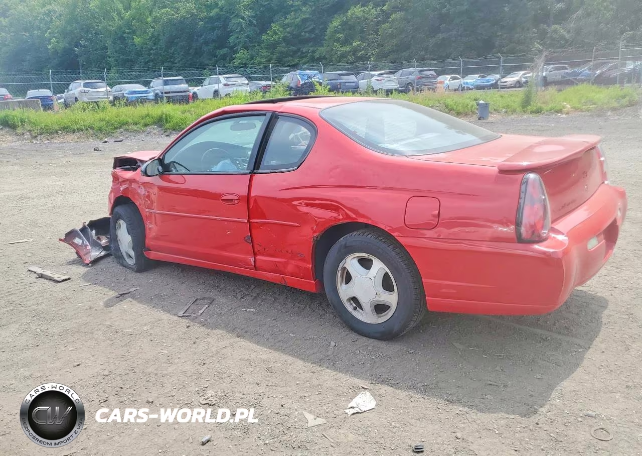 2003 Chevrolet Monte Carlo Ss VIN:2G1WX12K239306405 - 2