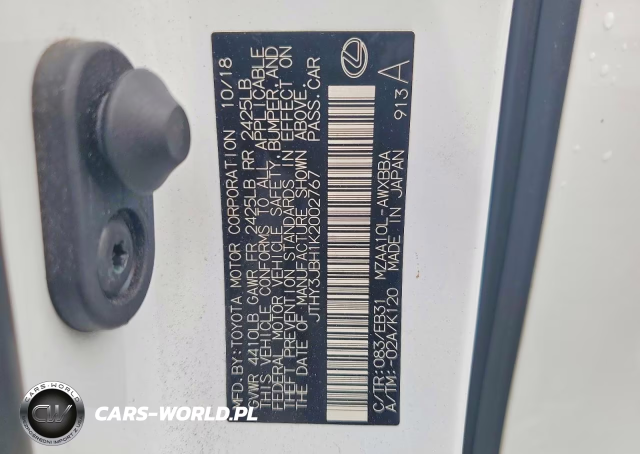 2019 Lexus Ux 200 F Sport VIN:JTHY3JBH1K2002767 - 14